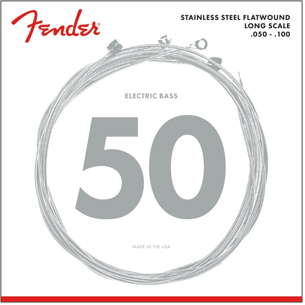Fender Stainless 9050's Flatwound Bass Strings